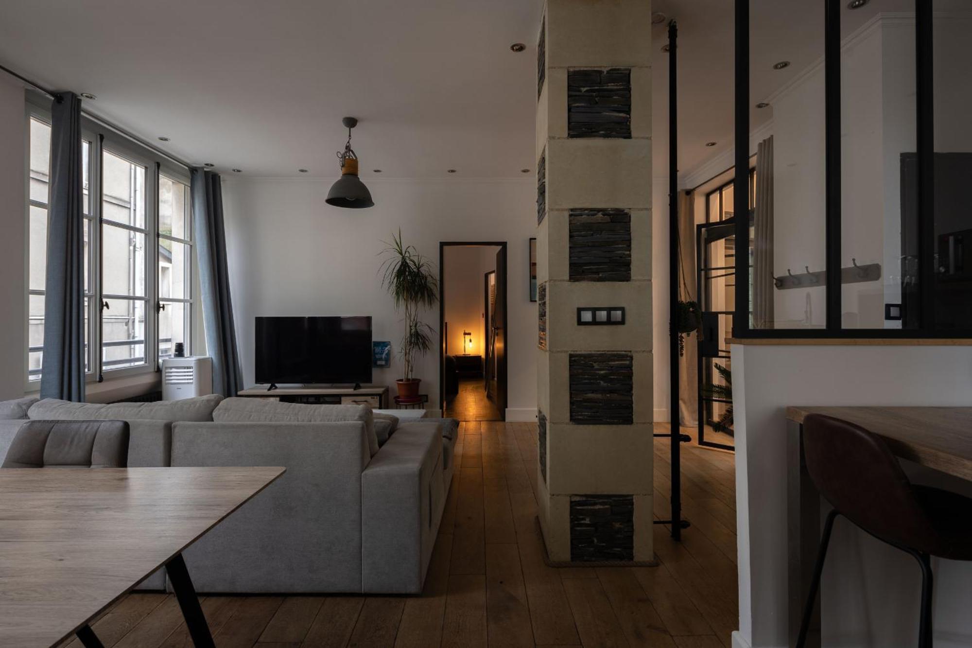 Appartement Spacieux Au Coeur D'Angers Etage 1 - 6 Personnes Eksteriør billede