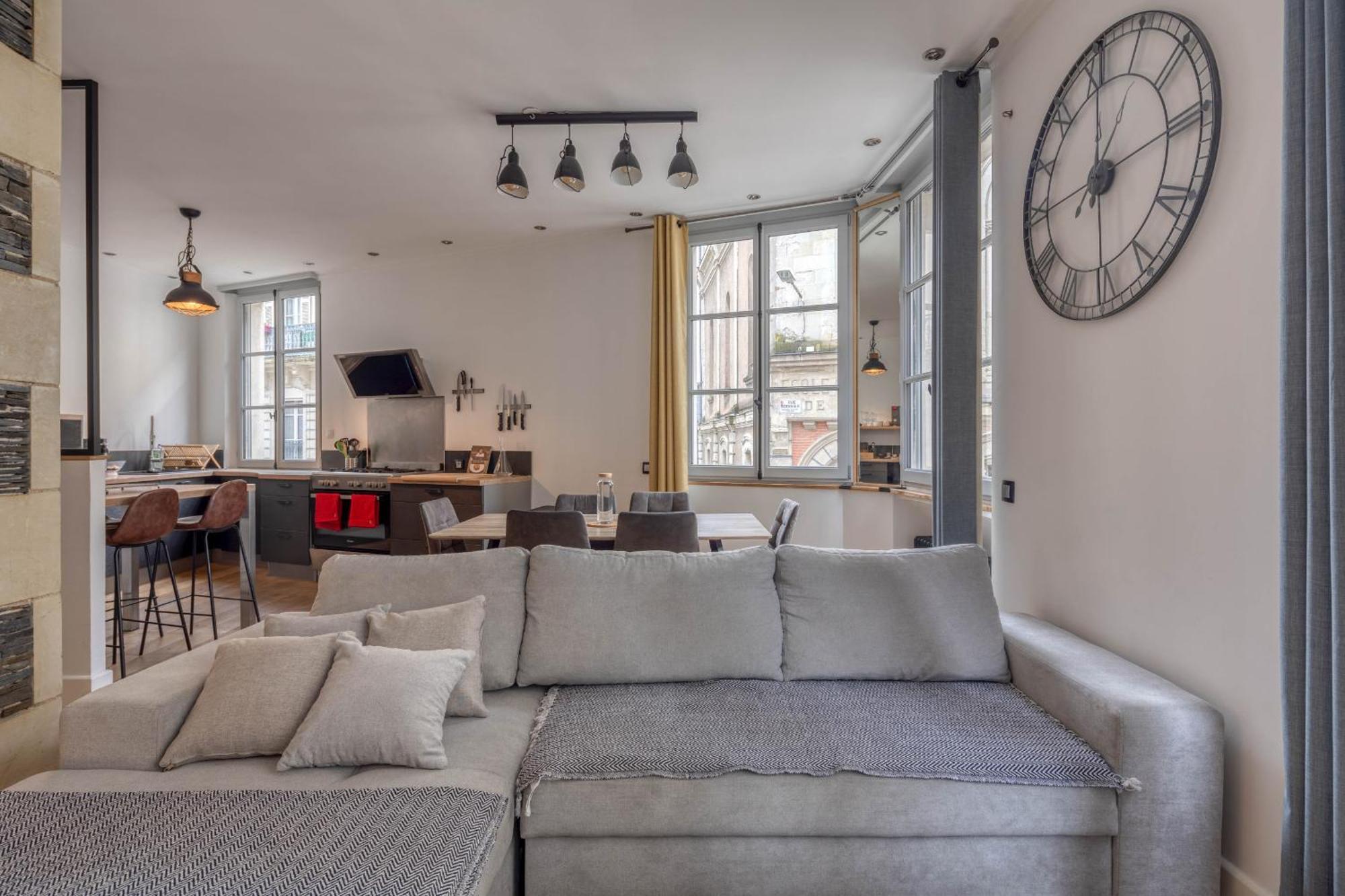 Appartement Spacieux Au Coeur D'Angers Etage 1 - 6 Personnes Eksteriør billede